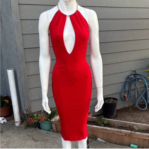 Hera Collection Red Backless Dress - Picture 3 of 4